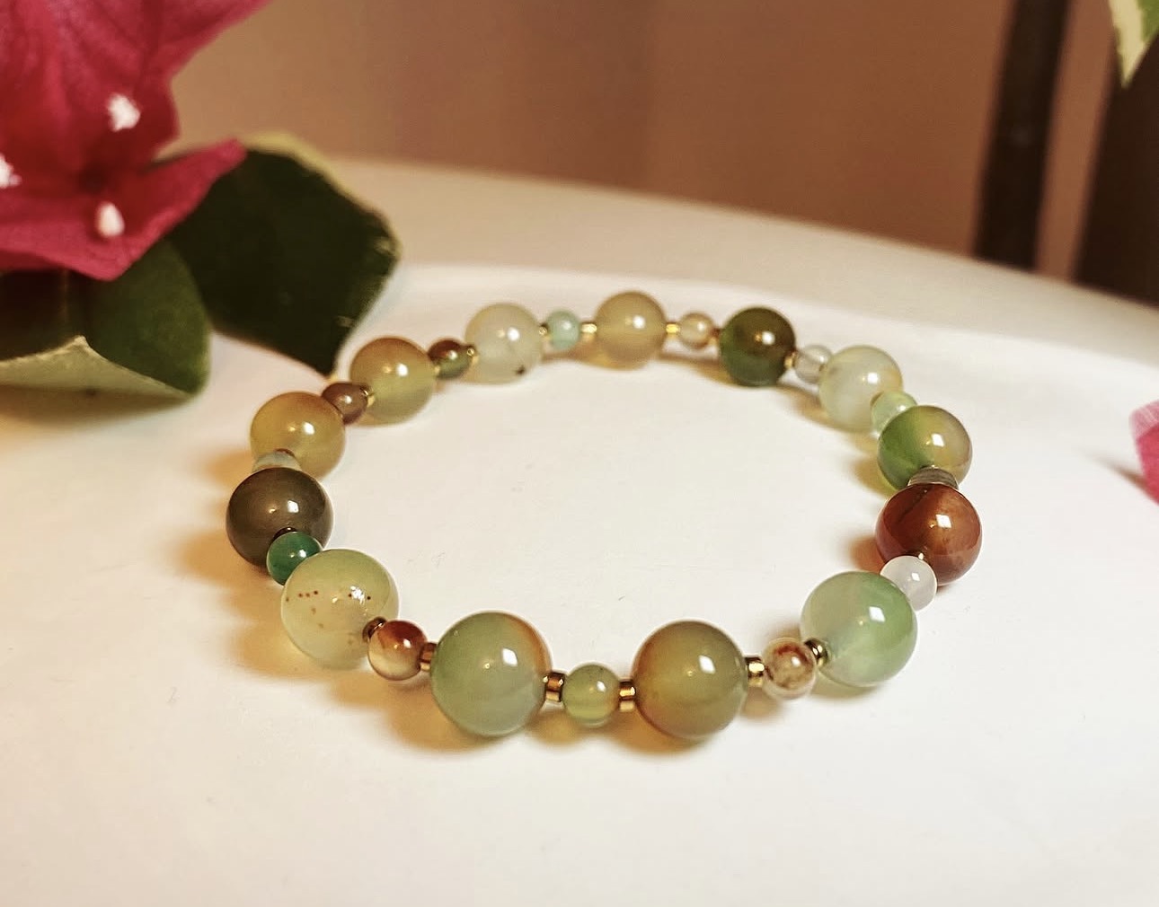 Peacock Agate Harmony Bracelet photo 2