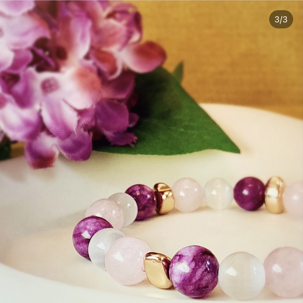 Rose Quartz & Spodumene Harmony Bracelet photo 3