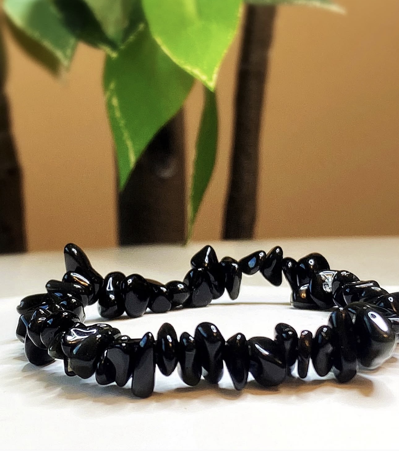 Black Onyx Chips Harmony Bracelet
