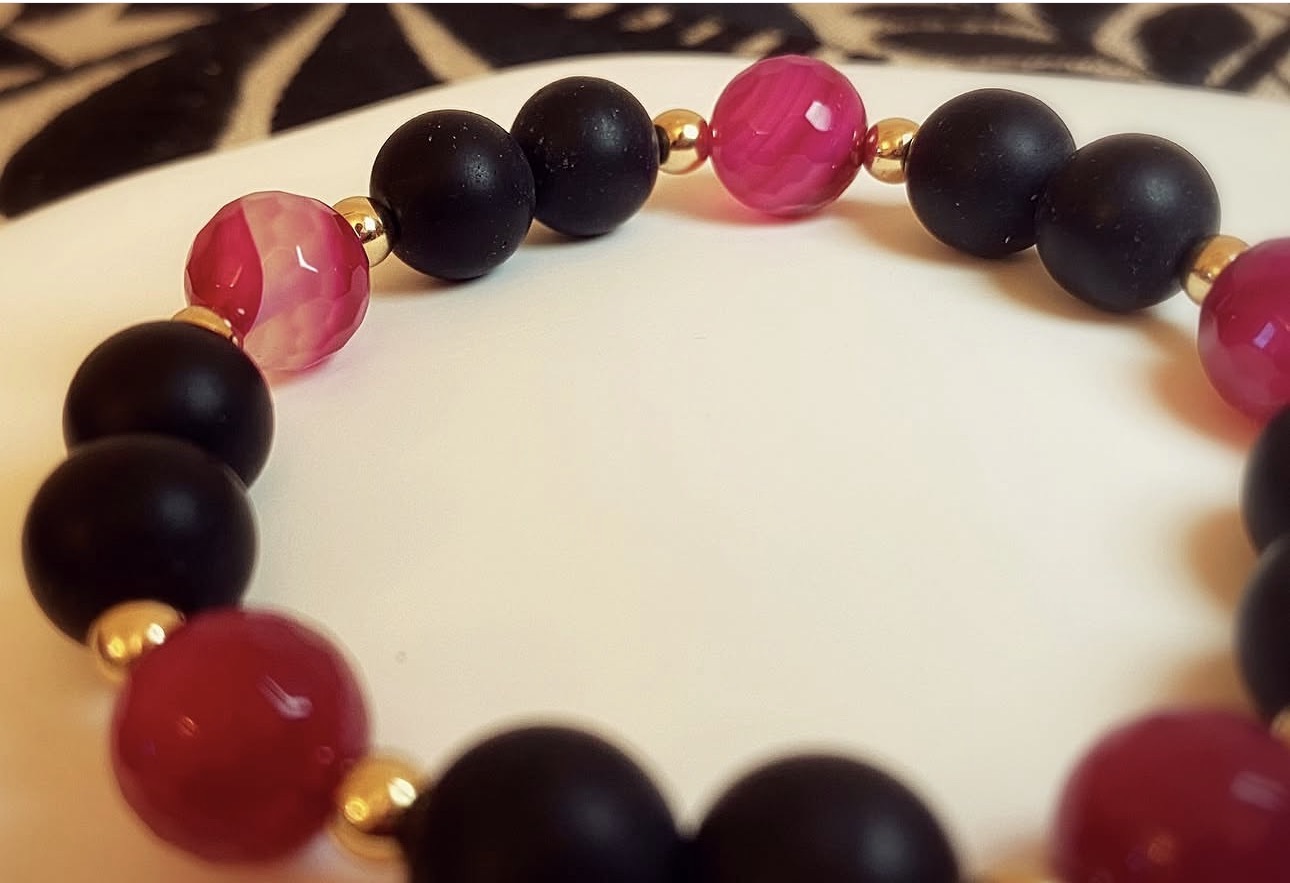 Black Onyx & Agate Harmony Bracelet photo 2
