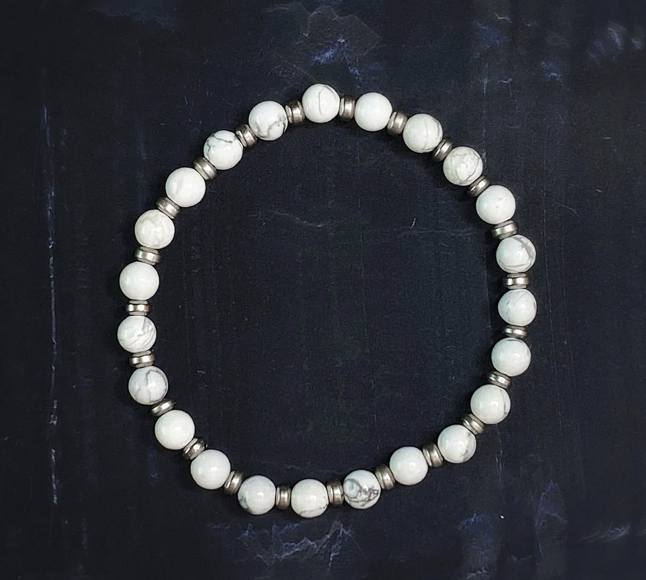 Howlite & Hematite Harmony Bracelet