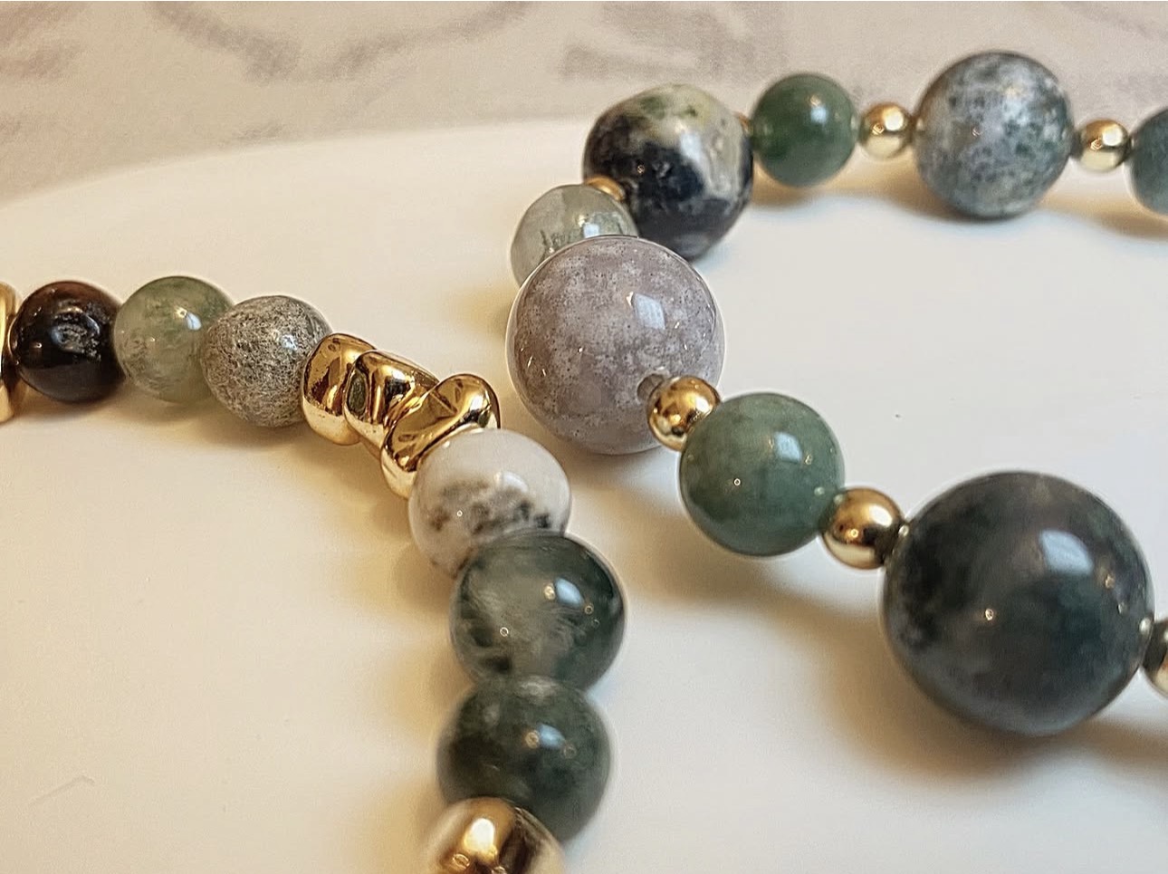 Leaf Veins Agate Harmony Bracelet photo 3