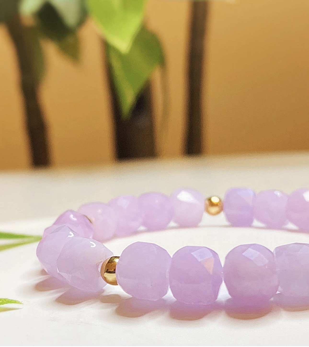 Lavender Jade Harmony Bracelet photo 3